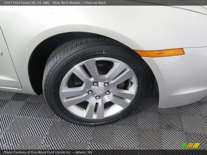 Silver Birch Metallic / Charcoal Black 2007 Ford Fusion SEL V6 AWD