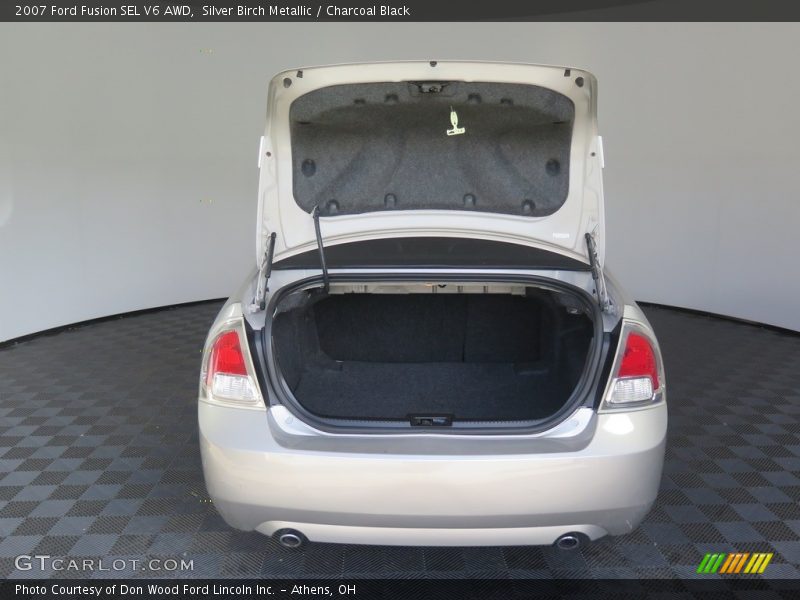 Silver Birch Metallic / Charcoal Black 2007 Ford Fusion SEL V6 AWD
