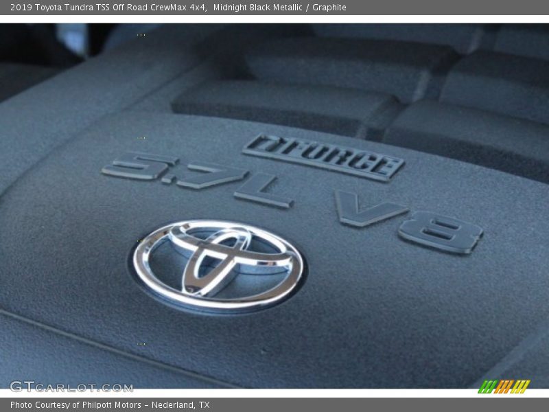 Midnight Black Metallic / Graphite 2019 Toyota Tundra TSS Off Road CrewMax 4x4