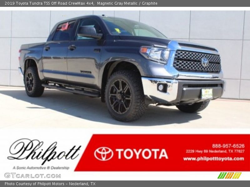 Magnetic Gray Metallic / Graphite 2019 Toyota Tundra TSS Off Road CrewMax 4x4