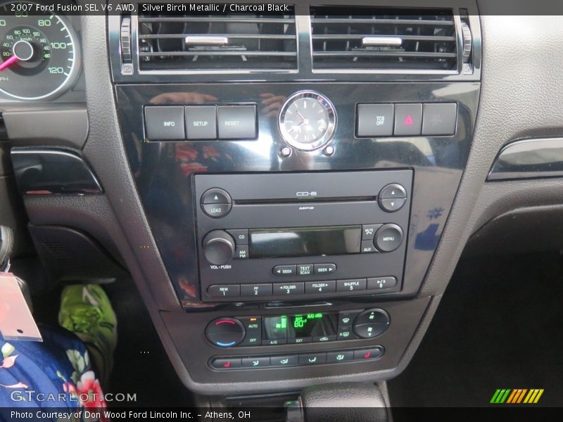 Silver Birch Metallic / Charcoal Black 2007 Ford Fusion SEL V6 AWD