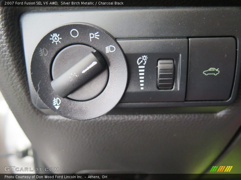 Silver Birch Metallic / Charcoal Black 2007 Ford Fusion SEL V6 AWD