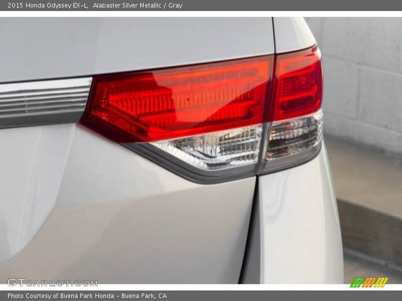 Alabaster Silver Metallic / Gray 2015 Honda Odyssey EX-L