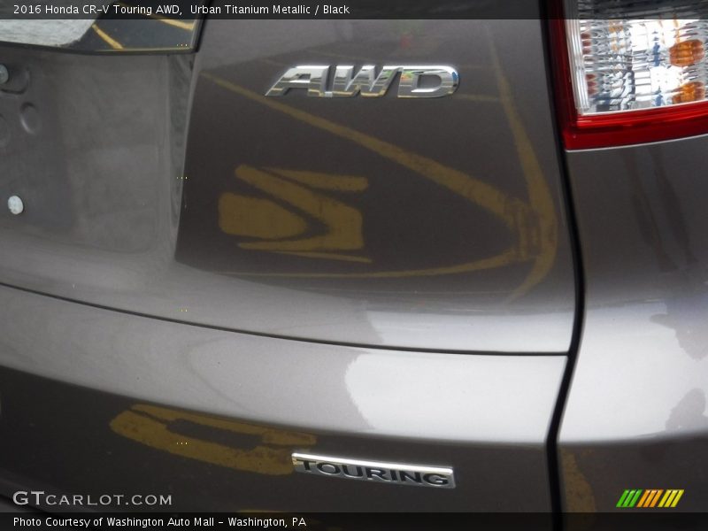 Urban Titanium Metallic / Black 2016 Honda CR-V Touring AWD