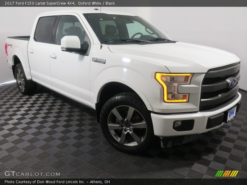Oxford White / Black 2017 Ford F150 Lariat SuperCrew 4X4