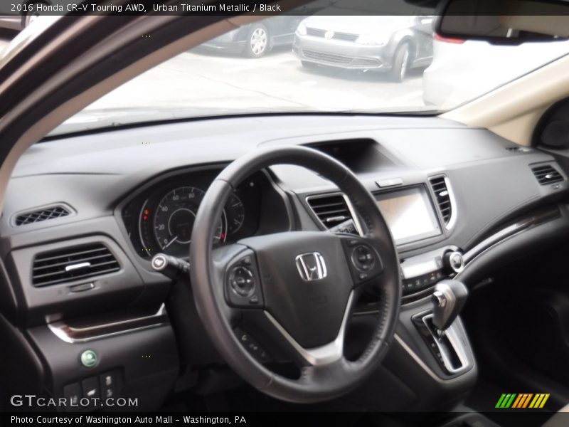 Urban Titanium Metallic / Black 2016 Honda CR-V Touring AWD