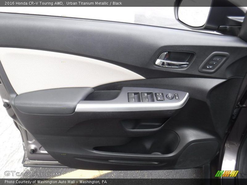 Urban Titanium Metallic / Black 2016 Honda CR-V Touring AWD