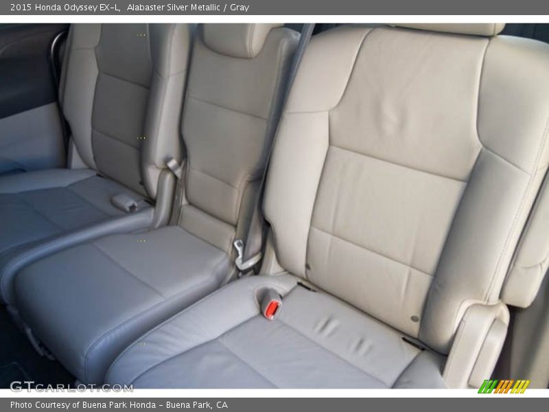 Alabaster Silver Metallic / Gray 2015 Honda Odyssey EX-L