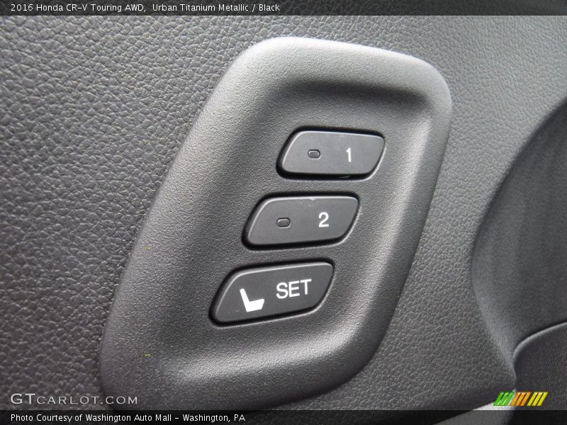 Urban Titanium Metallic / Black 2016 Honda CR-V Touring AWD