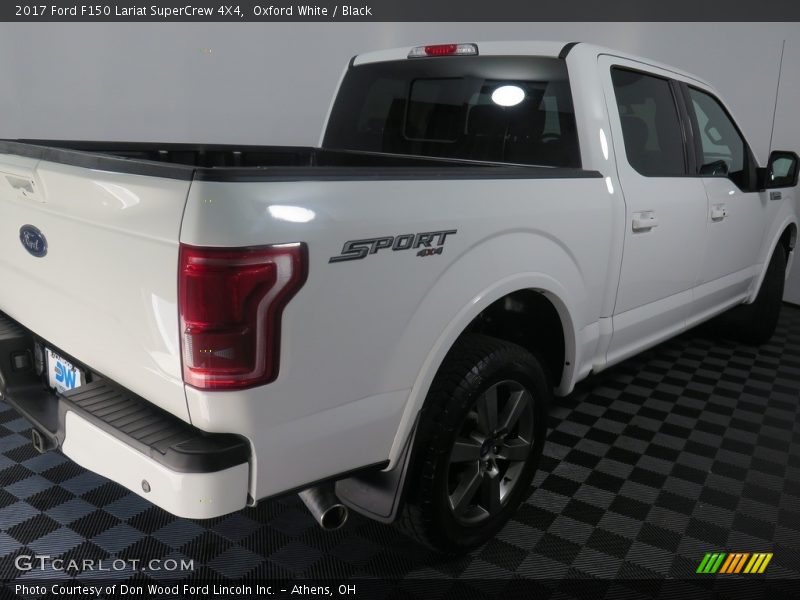 Oxford White / Black 2017 Ford F150 Lariat SuperCrew 4X4