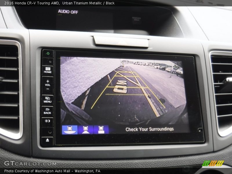 Urban Titanium Metallic / Black 2016 Honda CR-V Touring AWD