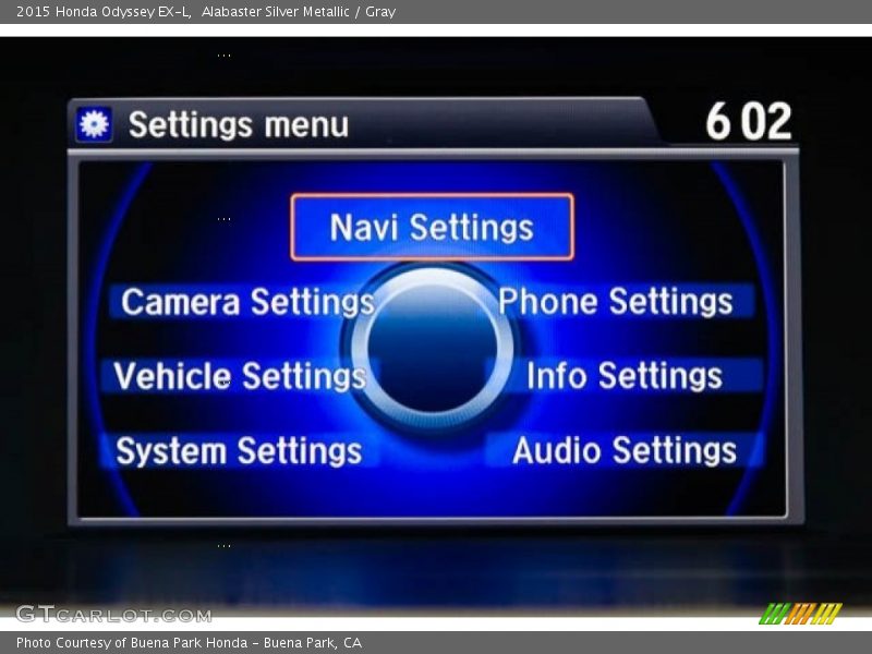 Alabaster Silver Metallic / Gray 2015 Honda Odyssey EX-L