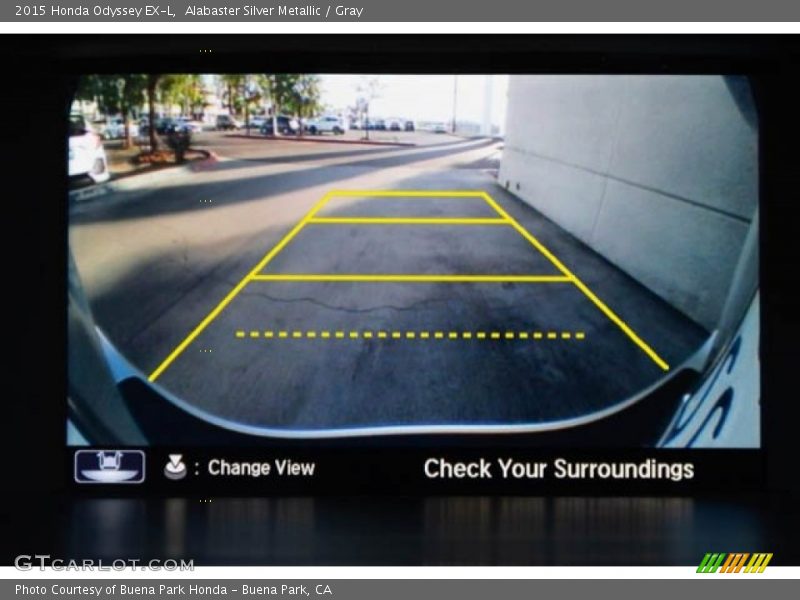 Alabaster Silver Metallic / Gray 2015 Honda Odyssey EX-L