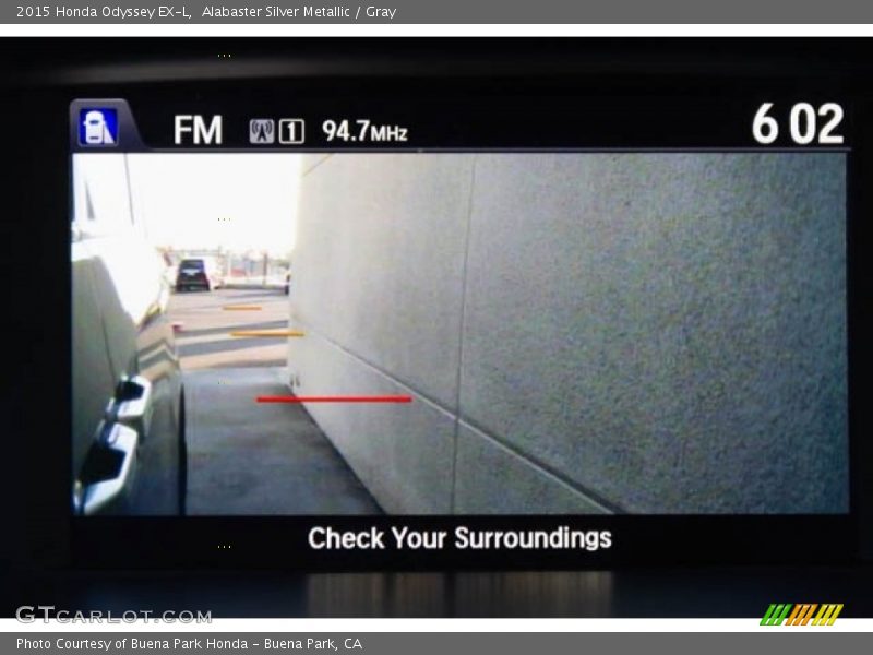 Alabaster Silver Metallic / Gray 2015 Honda Odyssey EX-L