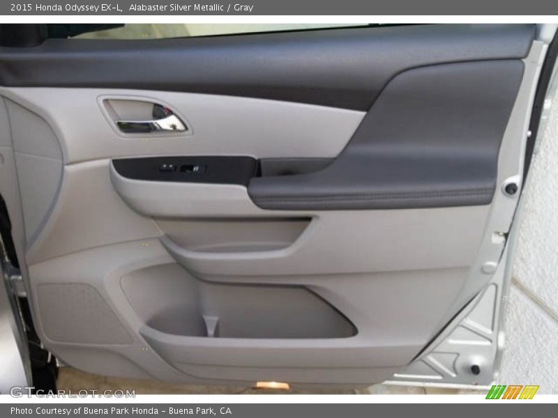 Alabaster Silver Metallic / Gray 2015 Honda Odyssey EX-L