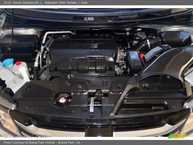 Alabaster Silver Metallic / Gray 2015 Honda Odyssey EX-L