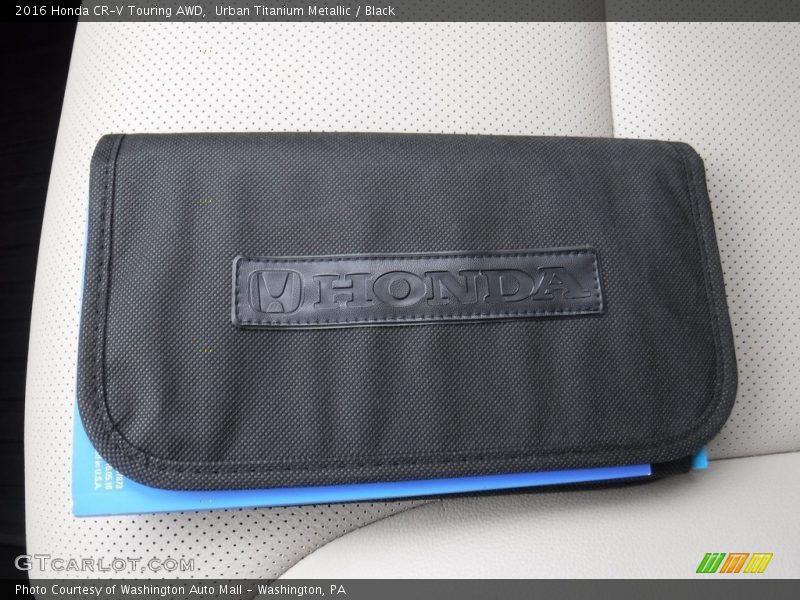 Urban Titanium Metallic / Black 2016 Honda CR-V Touring AWD
