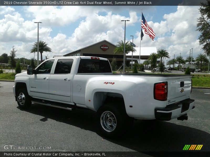 Summit White / Jet Black 2019 Chevrolet Silverado 3500HD LTZ Crew Cab 4x4 Dual Rear Wheel