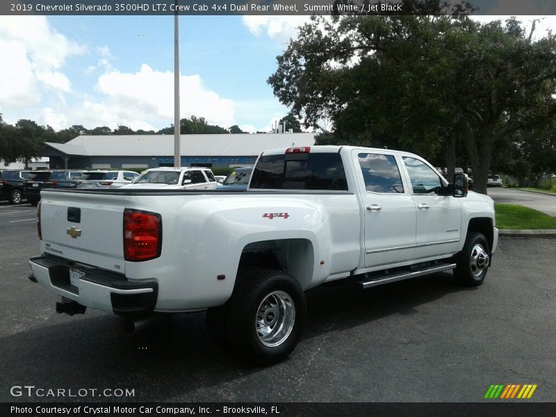 Summit White / Jet Black 2019 Chevrolet Silverado 3500HD LTZ Crew Cab 4x4 Dual Rear Wheel