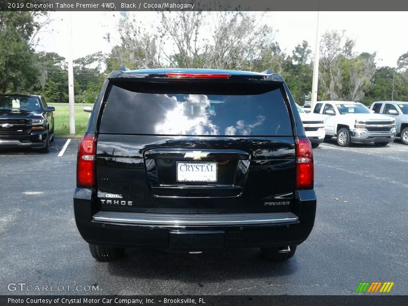 Black / Cocoa/Mahogany 2019 Chevrolet Tahoe Premier 4WD