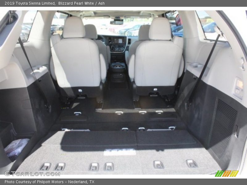 Blizzard Pearl White / Ash 2019 Toyota Sienna Limited