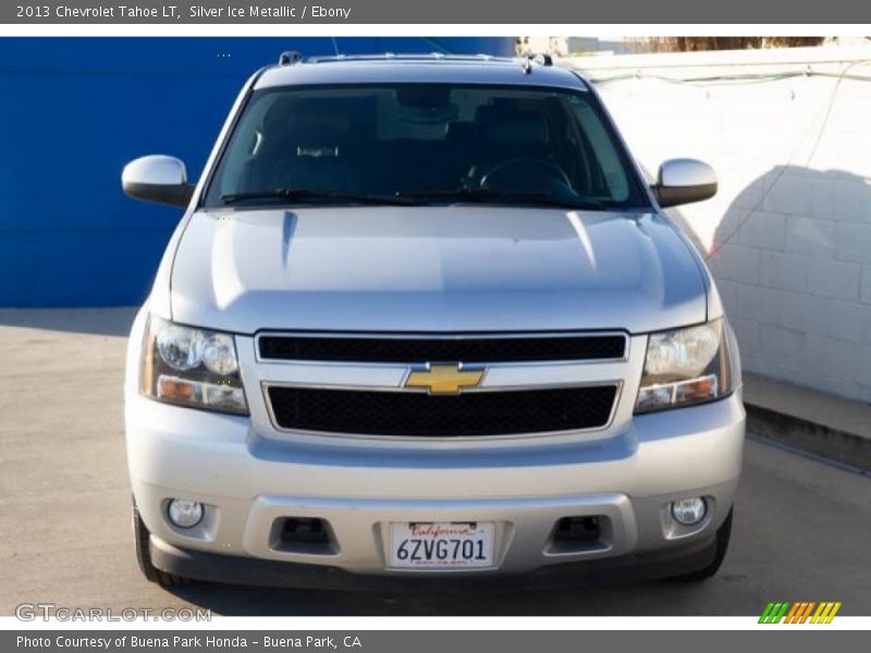 Silver Ice Metallic / Ebony 2013 Chevrolet Tahoe LT