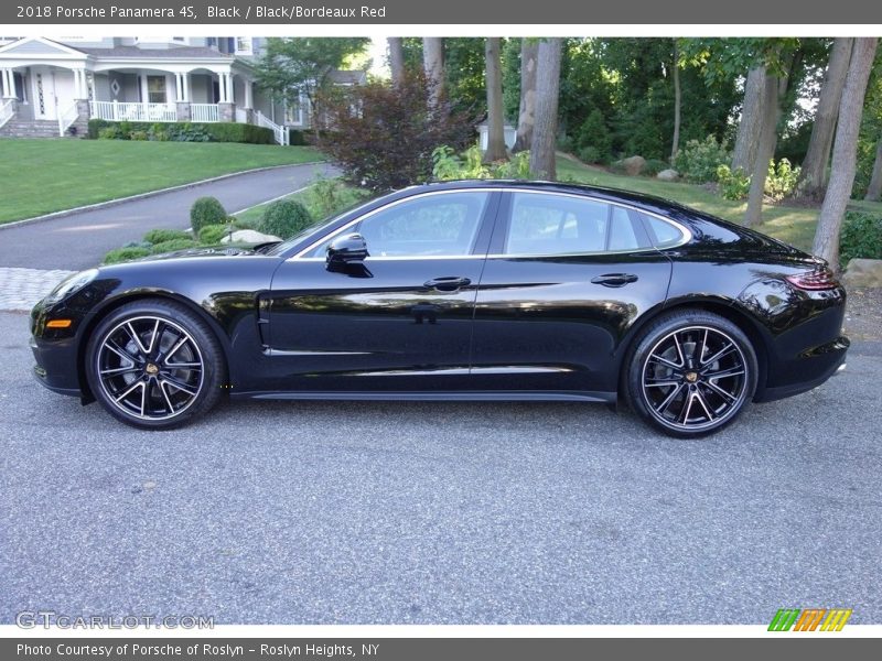 Black / Black/Bordeaux Red 2018 Porsche Panamera 4S
