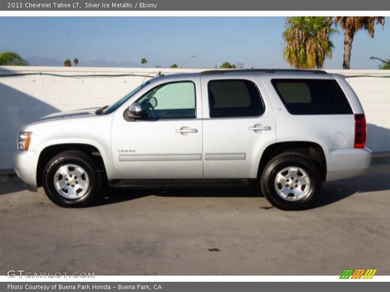 Silver Ice Metallic / Ebony 2013 Chevrolet Tahoe LT