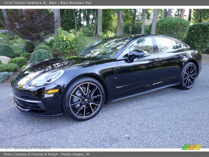 Black / Black/Bordeaux Red 2018 Porsche Panamera 4S