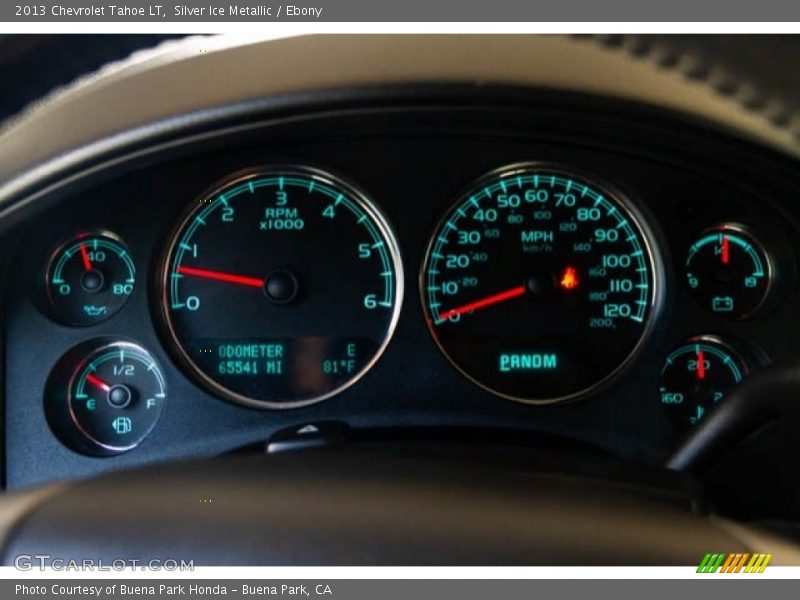 Silver Ice Metallic / Ebony 2013 Chevrolet Tahoe LT