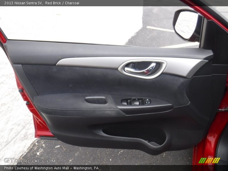 Red Brick / Charcoal 2013 Nissan Sentra SV