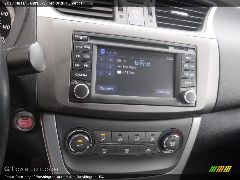Red Brick / Charcoal 2013 Nissan Sentra SV