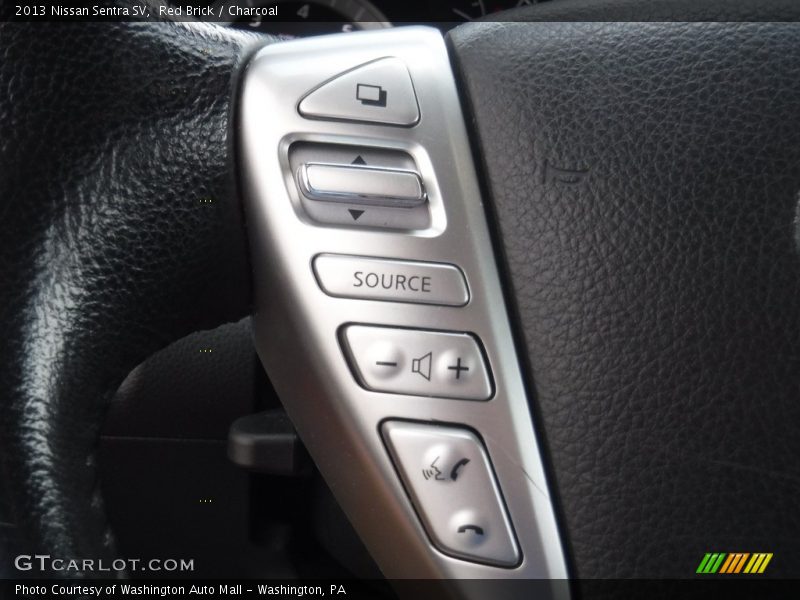 Red Brick / Charcoal 2013 Nissan Sentra SV