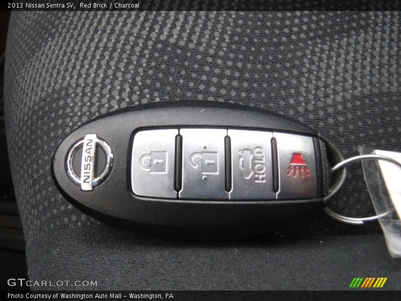 Red Brick / Charcoal 2013 Nissan Sentra SV