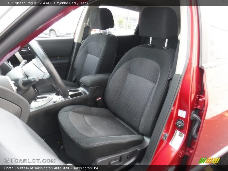 Cayenne Red / Black 2012 Nissan Rogue SV AWD