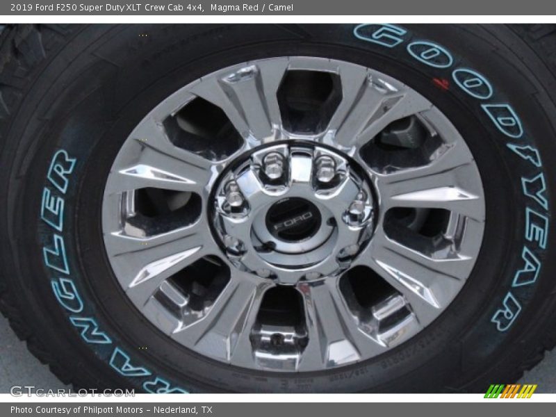 Magma Red / Camel 2019 Ford F250 Super Duty XLT Crew Cab 4x4