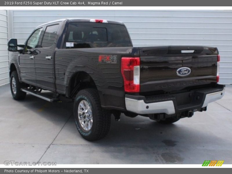 Magma Red / Camel 2019 Ford F250 Super Duty XLT Crew Cab 4x4