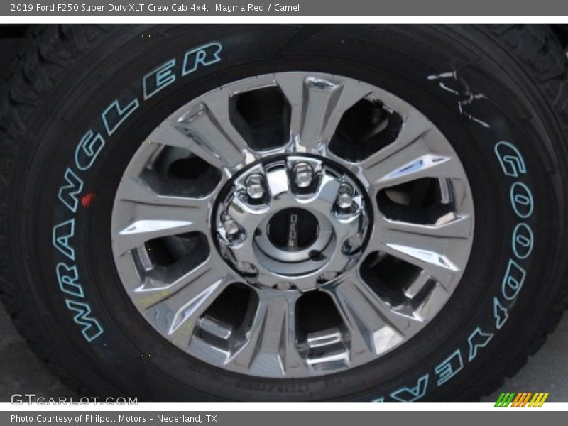 Magma Red / Camel 2019 Ford F250 Super Duty XLT Crew Cab 4x4
