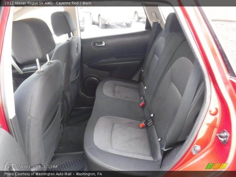 Cayenne Red / Black 2012 Nissan Rogue SV AWD