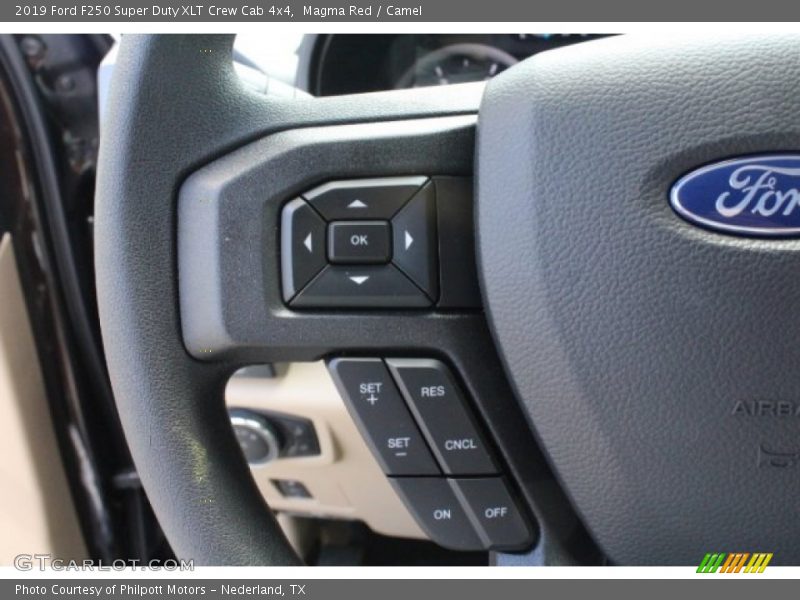 Magma Red / Camel 2019 Ford F250 Super Duty XLT Crew Cab 4x4