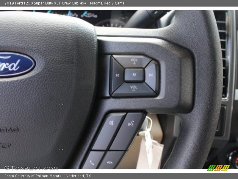 Magma Red / Camel 2019 Ford F250 Super Duty XLT Crew Cab 4x4