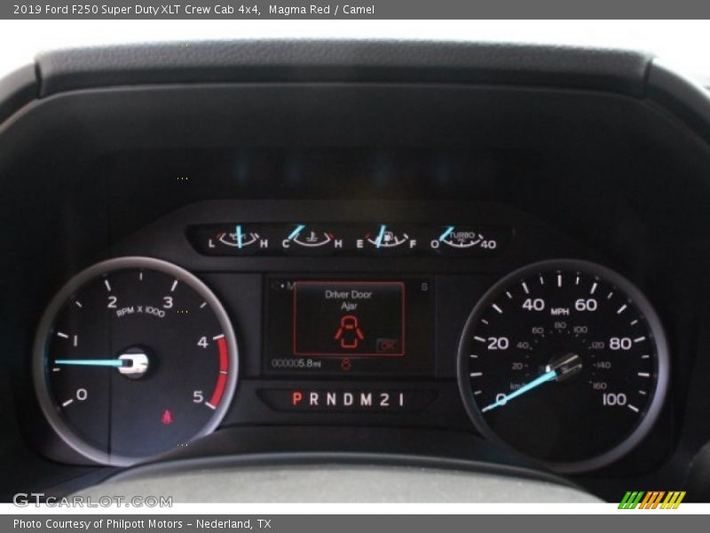 Magma Red / Camel 2019 Ford F250 Super Duty XLT Crew Cab 4x4