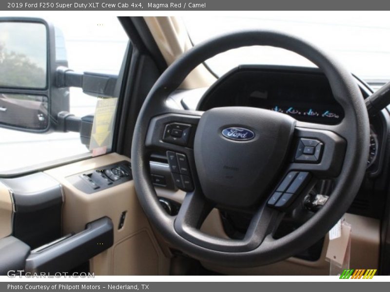 Magma Red / Camel 2019 Ford F250 Super Duty XLT Crew Cab 4x4