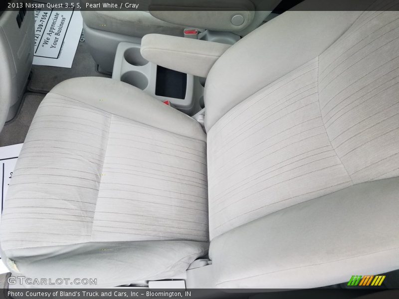 Pearl White / Gray 2013 Nissan Quest 3.5 S