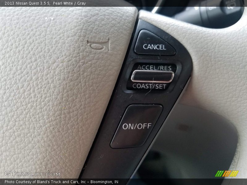 Pearl White / Gray 2013 Nissan Quest 3.5 S