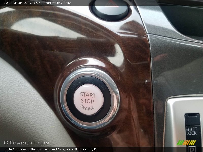 Pearl White / Gray 2013 Nissan Quest 3.5 S