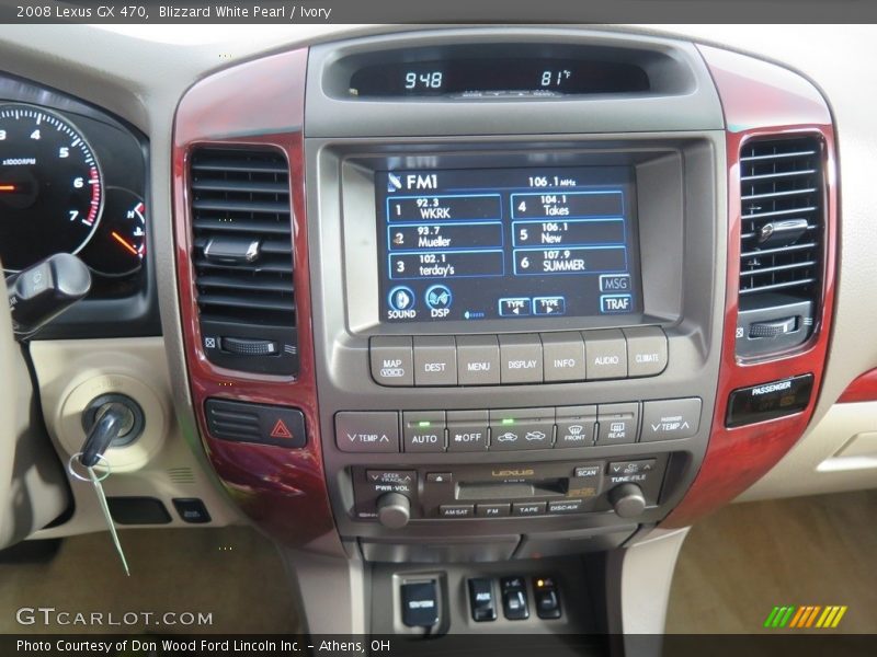 Blizzard White Pearl / Ivory 2008 Lexus GX 470