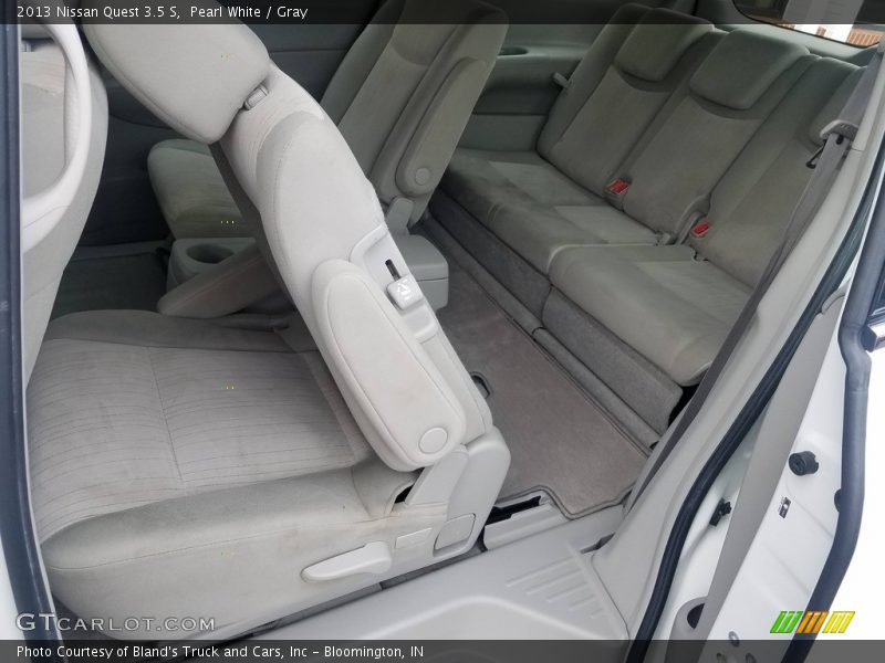 Pearl White / Gray 2013 Nissan Quest 3.5 S