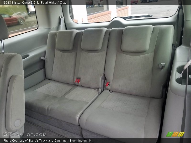 Pearl White / Gray 2013 Nissan Quest 3.5 S