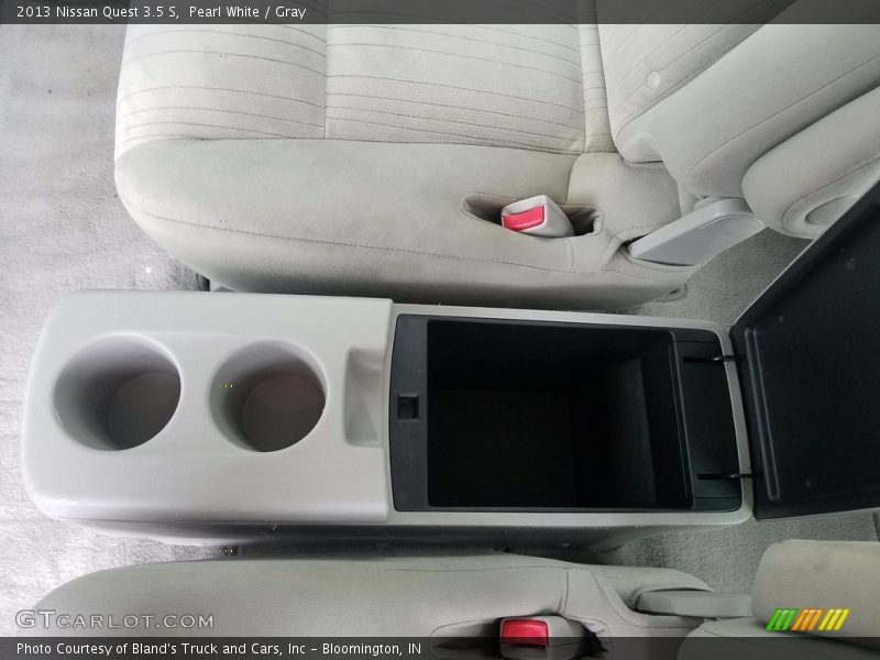 Pearl White / Gray 2013 Nissan Quest 3.5 S